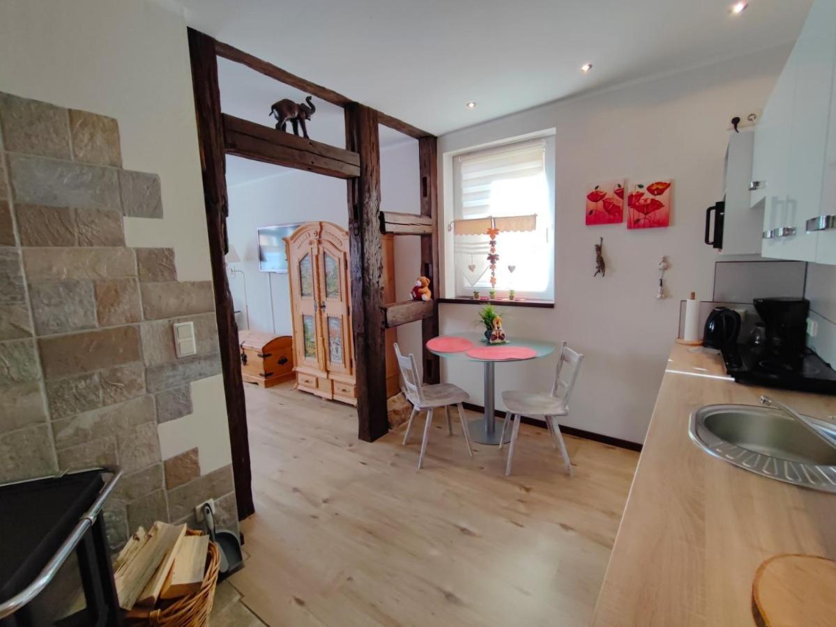 Ferienwohnung Sesslach Altstadt Bagian luar foto