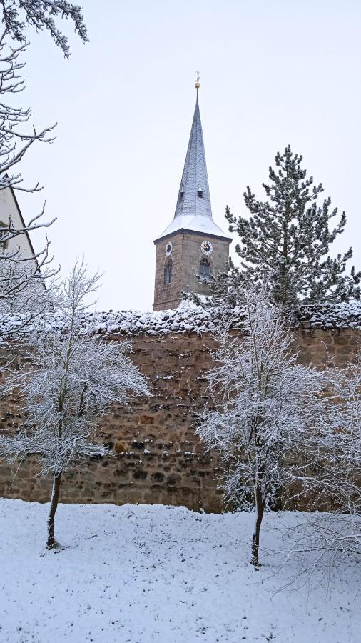 Ferienwohnung Sesslach Altstadt Bagian luar foto