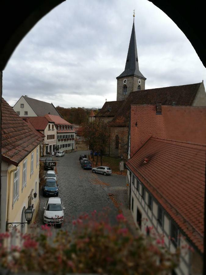 Ferienwohnung Sesslach Altstadt Bagian luar foto