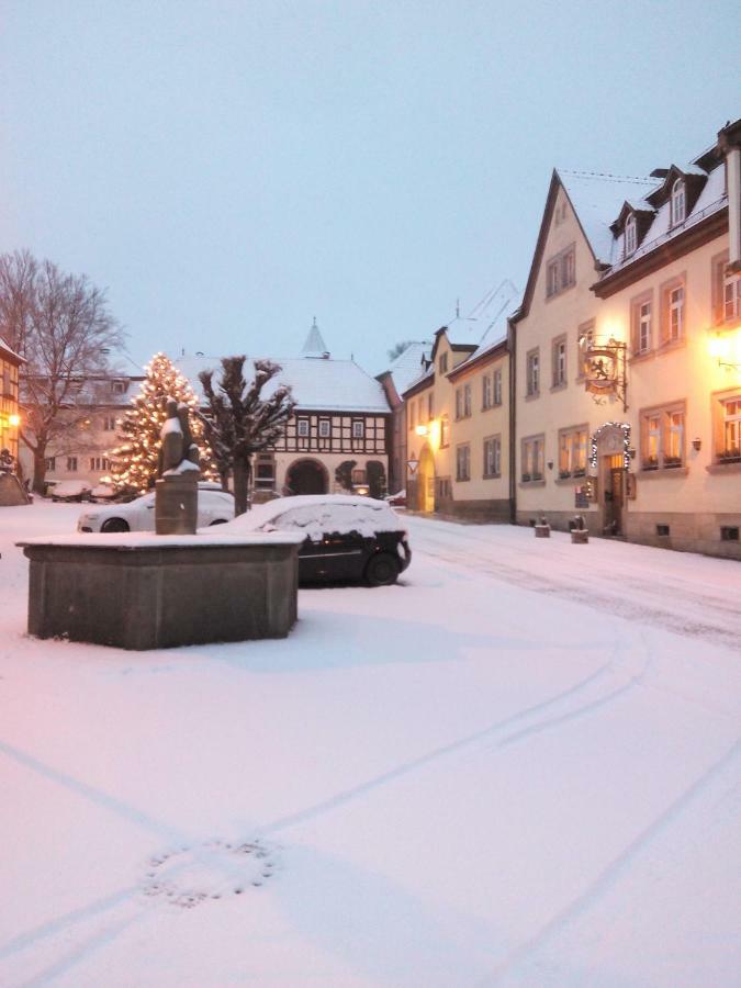 Ferienwohnung Sesslach Altstadt Bagian luar foto