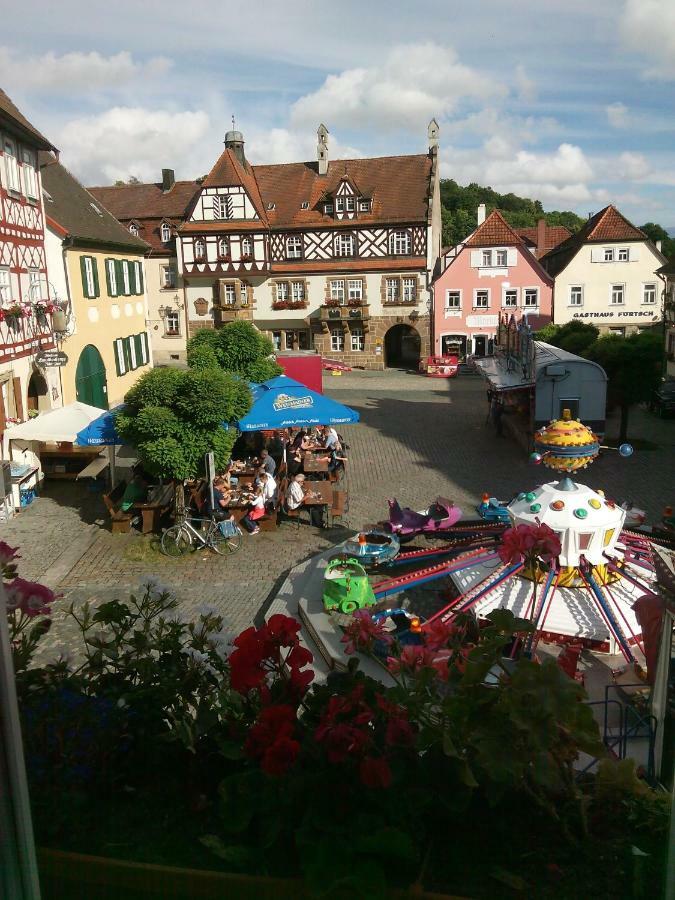 Ferienwohnung Sesslach Altstadt Bagian luar foto